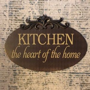 Decorative sign Kitchen the heart of the home